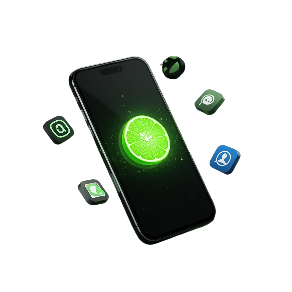 Smartphone com app publicado na Play Store